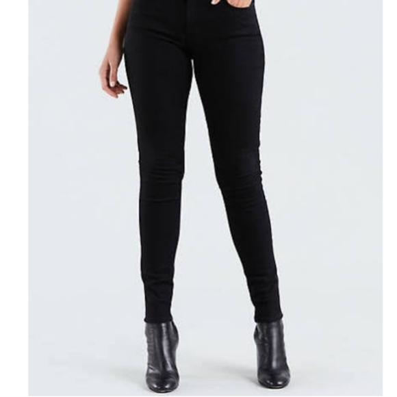 Levi's Denim - Jeans Black skinny Levi's 711